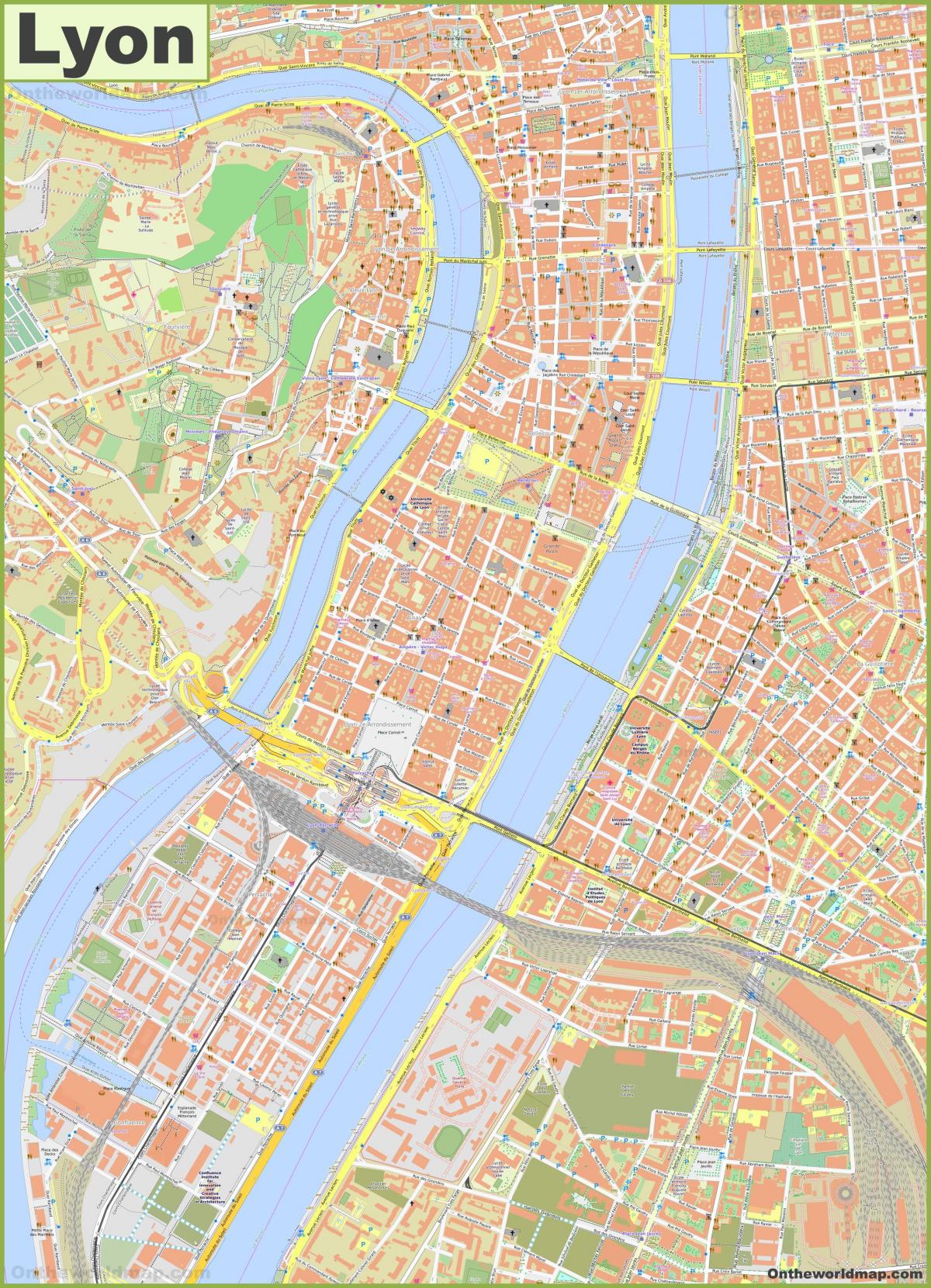 Stratenplan Lyon